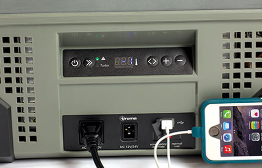 Control Panel of Truma Cooler portable Fridge Freezer single zone