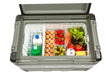 Truma Cooler open with food