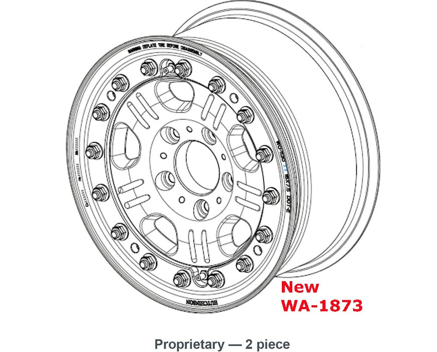 WA-1873 Hutchinson G Wagon Beadlock Wheel