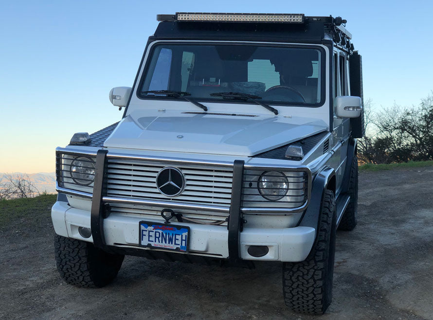 wind fairing for Mercedes G-Class slimline roof rack